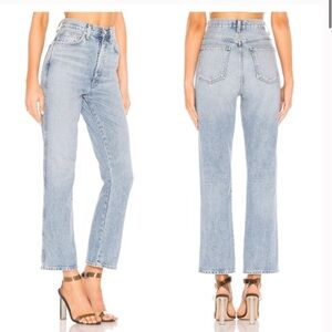 AGOLDE size 28 pinch waist high rise in color “Impression”